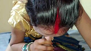 Stepbrother pounds married wife's tight pussy in bedroom