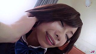 i finally got real uncensored jav pov sex with petite japanese teen hairy pussy creampie