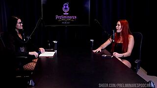 whoa carla santos' hottest podcast moments with bia hot teasing in sheer red lingerie 🔥 part 2