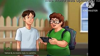 Erick's First Erotic Scenes in Portuguese Summer Time Saga