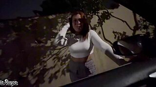 WHOA! HOT LATINA PROSTITUTE SUCKS MONSTER COCK OUTDOORS WITH THIS BELIEVER!
