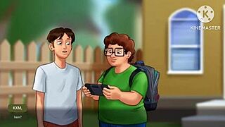 Erick's First Erotic Scenes in Portuguese Summer Time Saga