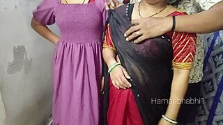 Bhabhi's Husband Pounds Best Friend