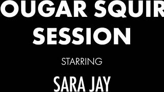 Sara Jay Bends Over In Lingerie And Masturbates Big Pussy Lips To Orgasm