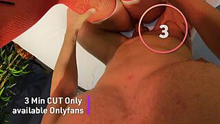 Submissive slut pegged hard in ass with strapon. Latina femdom Christmas toy play babe