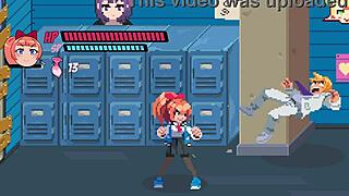 Lewd city girls spank asses in garter belts while giving sloppy blowjobs with stockings