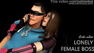 lonely boss teases with dirty talk in erotic roleplay audio