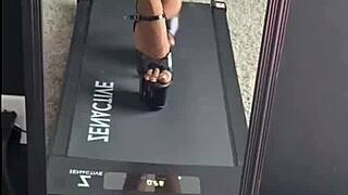 Modeling my new pleaser heels feels so teasing in this trailer