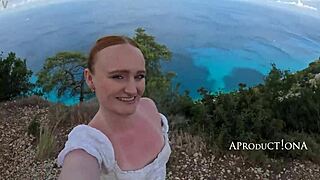 pixie soaks her wet pussy drinking piss on outdoor hike mouthful fetish