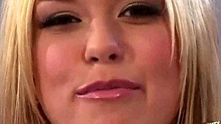 damn girl 😈 big tits blonde tiffany rayne gags deep on monster cock then takes anal creampie in pierced asshole 💦