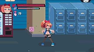 Lewd city girls spank asses in garter belts while giving sloppy blowjobs with stockings