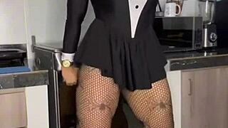 Zamira Culona y Aleja la Potra en Trío con Fan en Halloween