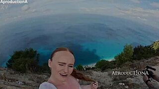 pixie soaks her wet pussy drinking piss on outdoor hike mouthful fetish