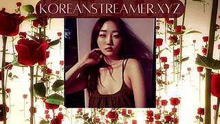 shy petite korean virgin teases small tits during beach casting interview