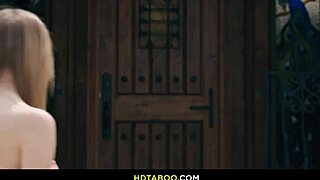 Blonde milf Penny Barber and teen Coco Lovelock pamper sitter in taboo threesome