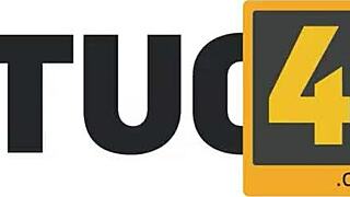 stuck teen bends over kitchen for shaved pussy ice cream fuck