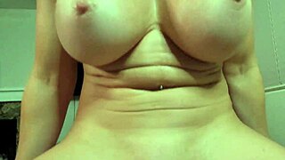 your full service maid slurps my cock deep then rides it with her huge tits bouncing