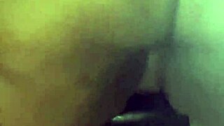 Ava Knightly's plump ebony curves shake huge ass big tits in full lingerie toy solo video