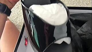 Modeling my new pleaser heels feels so teasing in this trailer