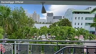 bubble butt bella creams on bbc right before heading out