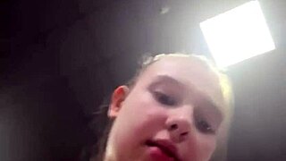 famous pornstar teen 18 yo gym workout turns horny pussy rub big tits masturbate