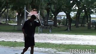 porn j's taut pussy gets fucked hard by mature cock