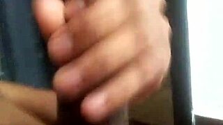 massaging my throbbing long strong dick feels so good