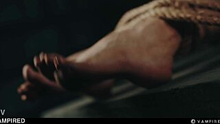 Lesbian Vampires Bondage Orgasms in Hardcore BDSM Face Sitting