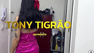 maria morango bends over for you, ass gaping wide in brazilian heat