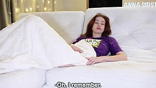 skinny babe roommate caught masturbating blowjob cumshot facial dorm sucking cum in mouth roleplay