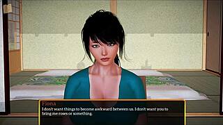 milf with big ass tits plays naughty family game with teen step