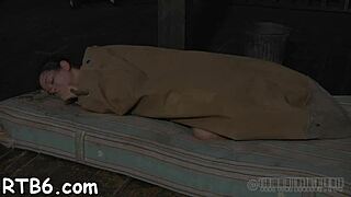 hot serf drops to knees sucking cock hard before gettin fucked rough