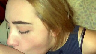 stepdaughter chokes on rough face fuck gagging sloppy on his thick cock