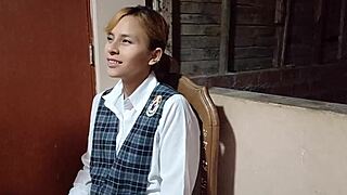 peruvian teen schoolgirl bent over for hardcore doggystyle pounding after carpentry class