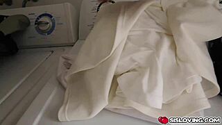 Stepsister Moans Gaping Her Ass with Huge Butt Plug