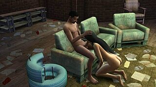 skinny teen emily willis bent over for homeless man's rough monster cock pounding in shelter parody