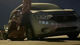 Pregnant Slut Bent Over For Intense Public Anal Pounding