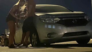 Pregnant Slut Bent Over For Intense Public Anal Pounding
