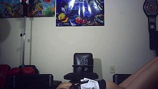 behind the scenes of glasses girl's hardcore pussy pounding ends in massive cumshot climax but he keeps slamming her