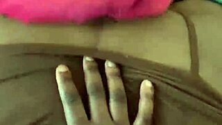 pregnant ebony girlfriend creams hard all over my big black cock during rough fuck