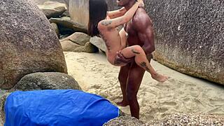 bbc rammin young pussies on da beach!!