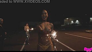 Honey gold dakota marr flash topless public outdoors party neighbor fun