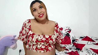 Colombian Pregnant Wife with Big Tits Cheats on Husband with Bent Over Doggystyle Ass Fucking