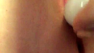 i feel the vibrator buzzing deep making my teen body tremble with joy