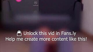 athletic filipina does sit-ups with lush vibrator stuffed in both tight holes moaning to orgasm