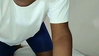 Toothbrush Tease Through Sheer Fabric Thrills