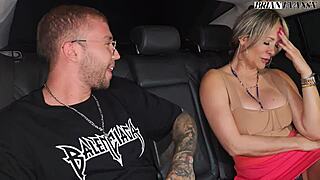 Monique Fuentes Ravages Driver Brian Evans In Car!