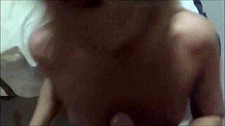 Horny mature milf milks cock with handjob then facial cumshot coverage