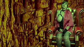 Granny Peggy Sue pegs guy then deepthroats cum in mouth hardcore