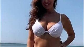 check out this hot brazilian amateur wife dancing her curves seductively for you